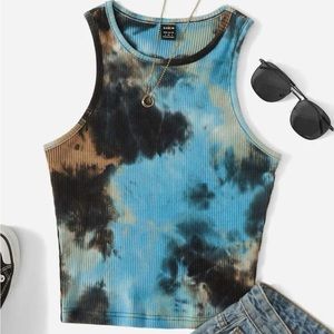 Tie dye crop top